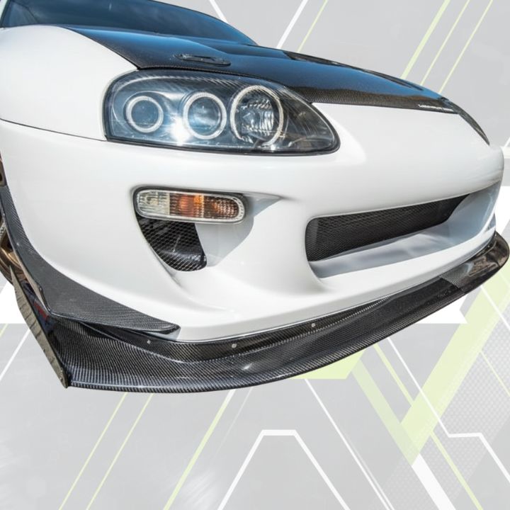 ETi Toyota Supra MKIV Ridox Style Front Bumper Splitter - Elite Ti