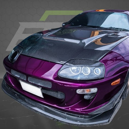 ETi Toyota Supra MKIV Ridox Style Front Bumper Splitter - Elite Ti