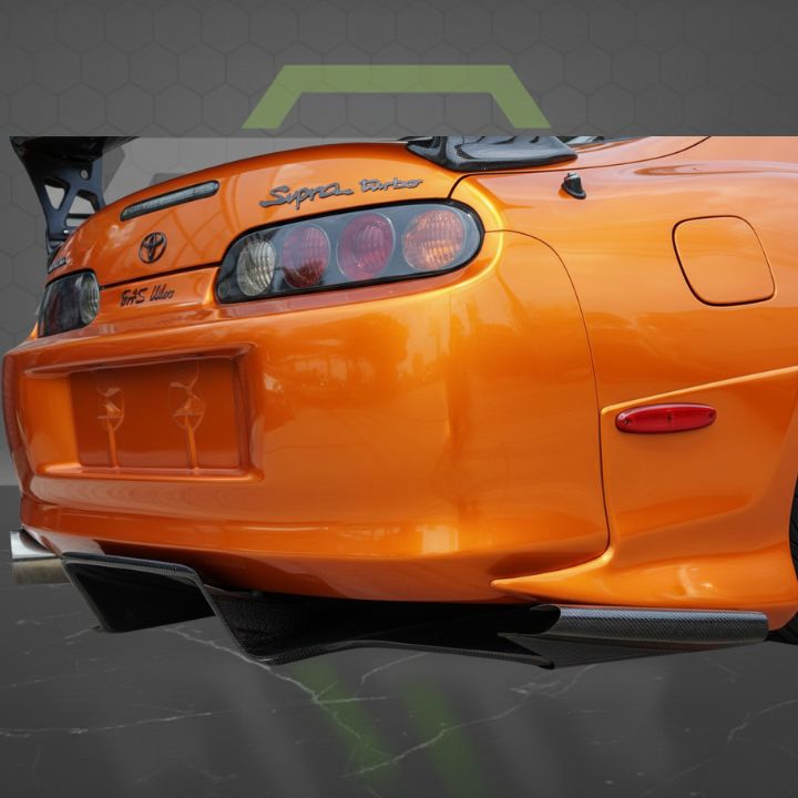 ETi Toyota Supra MKIV Ridox Style Rear Diffuser - Elite Ti