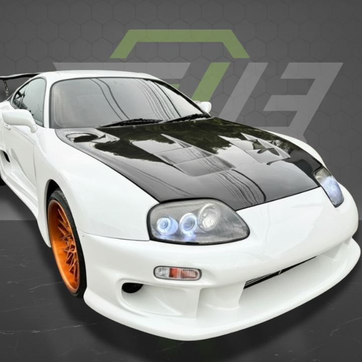 ETi Toyota Supra MKIV TS Style Hood - Elite Ti