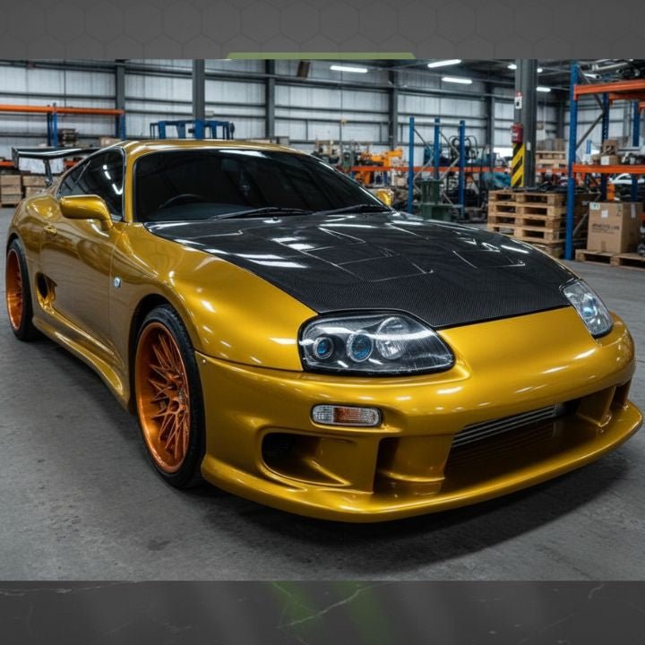 ETi Toyota Supra MKIV TS Style Side Skirt - Elite Ti
