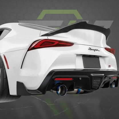 ETi Toyota Supra MKV Carbon Fiber Defender Duckbill - Elite Ti