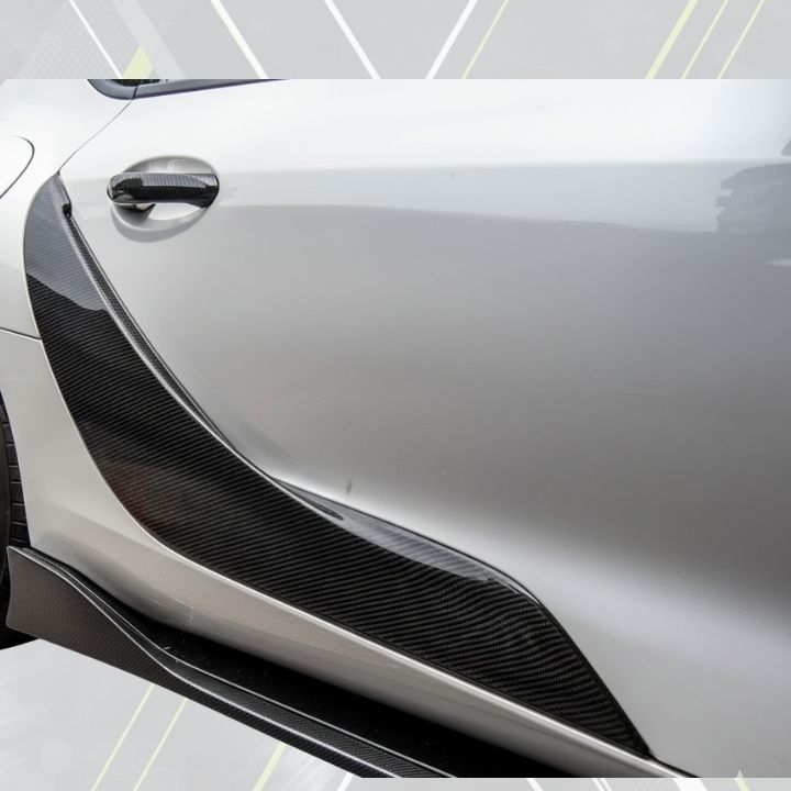 ETi Toyota Supra MKV Carbon Fiber Door Blades - Elite Ti