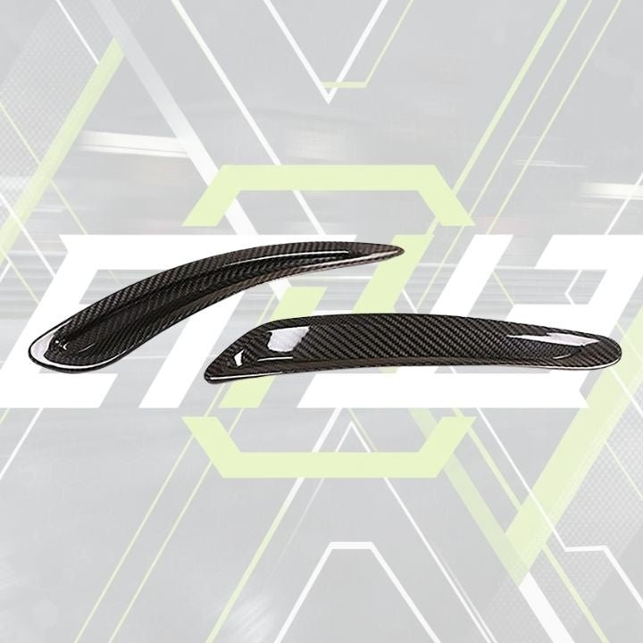 ETi Toyota Supra MKV Carbon Fiber Hood Vent Scoop Covers - Elite Ti