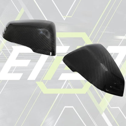 ETi Toyota Supra MKV Carbon Fiber Side Mirror Covers - Elite Ti