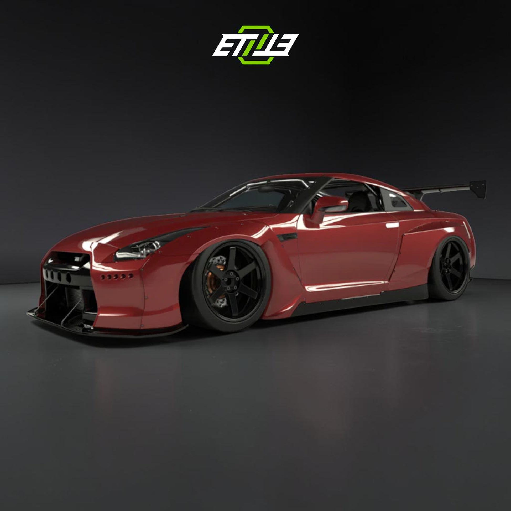 Nissan Skyline R35 MC Pandem Style Body Kit | SKU: ETI-NISSAN-SKY-KIT-FRP | ID: 10658257174809 | Shopifydevstudio