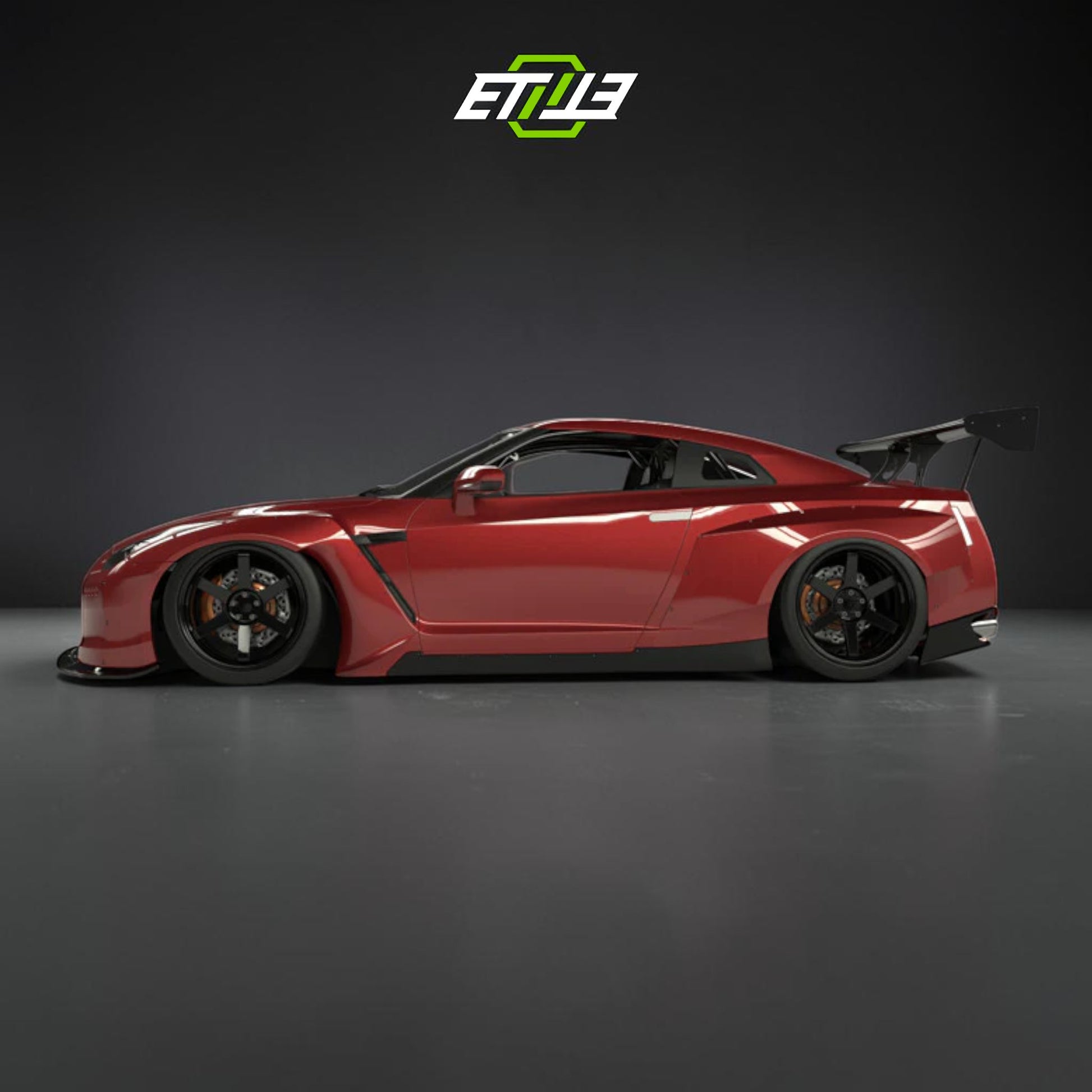 Nissan Skyline R35 MC Pandem Style Body Kit | SKU: ETI-NISSAN-SKY-KIT-FRP | ID: 10658257174809 | Shopifydevstudio