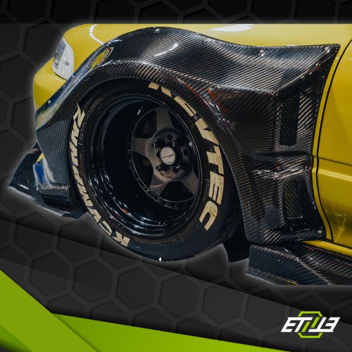 Honda Civic EG Carbon Fiber Wide Body Kit - Elite Ti