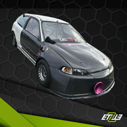 Honda Civic EG Dry Carbon Fiber Drag Racing Front Fender - Elite Ti