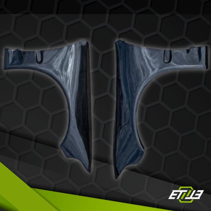 Honda Civic EG Dry Carbon Fiber Drag Racing Front Fender - Elite Ti