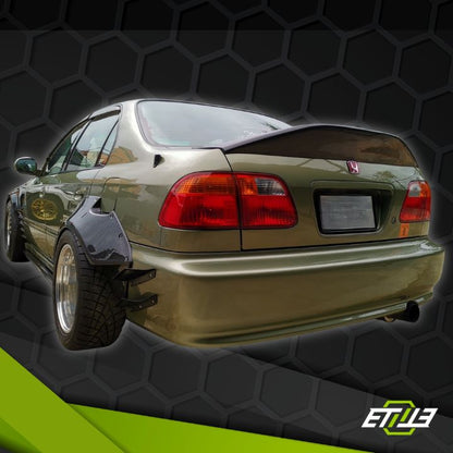 Honda Civic EK Drag Stance Carbon Fiber Wide Body Kit - Elite Ti