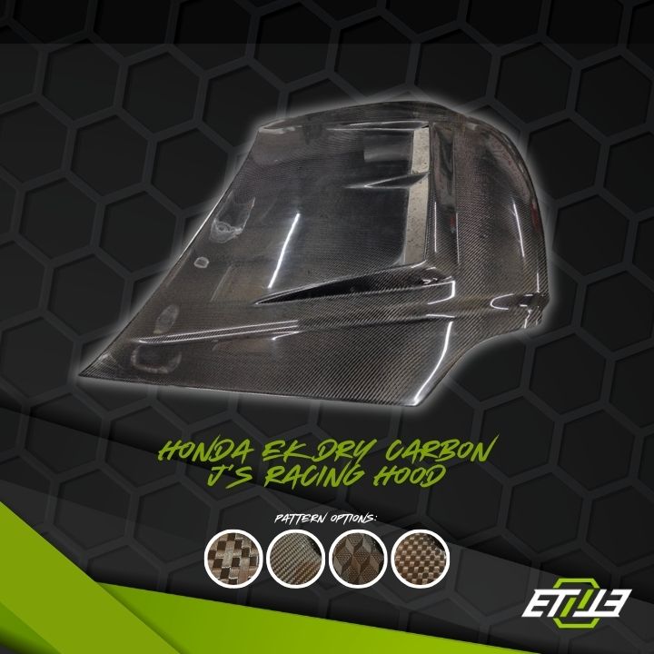 Honda Civic EK J'S Racing Hood - Elite Ti