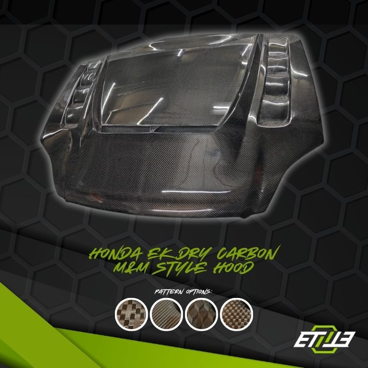 Honda Civic EK M&M Style Hood - Elite Ti