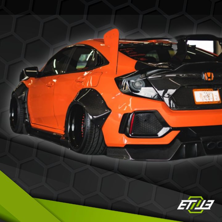 Honda Civic FC Carbon Fiber Wide Body Kit - Elite Ti