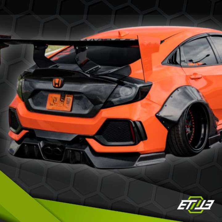 Honda Civic FC Carbon Fiber Wide Body Kit - Elite Ti