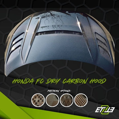 Honda Civic FC Vented Hood - Elite Ti