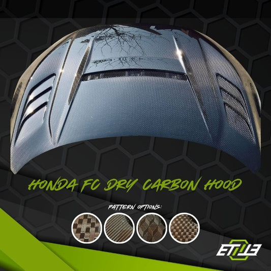 Honda Civic FC Vented Hood - Elite Ti