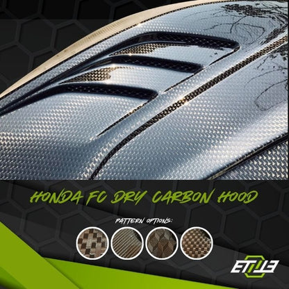 Honda Civic FC Vented Hood - Elite Ti