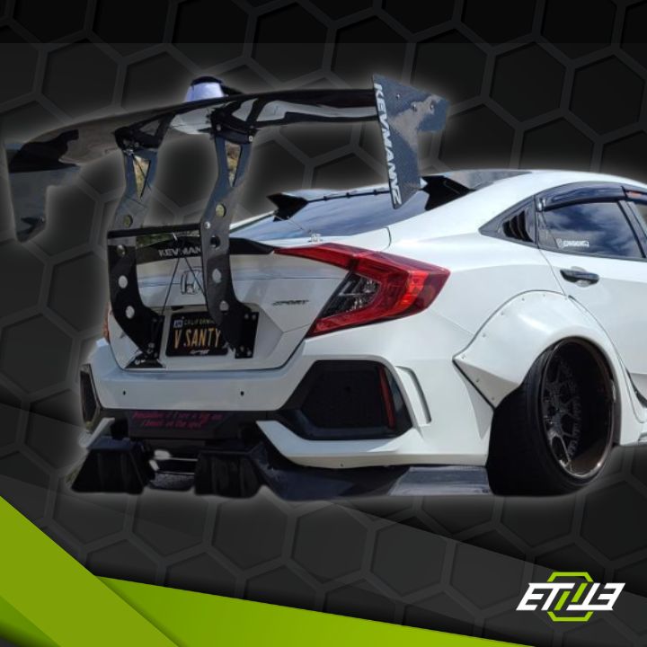 Honda Civic GT Wing (Trunk Mounted) - Elite Ti