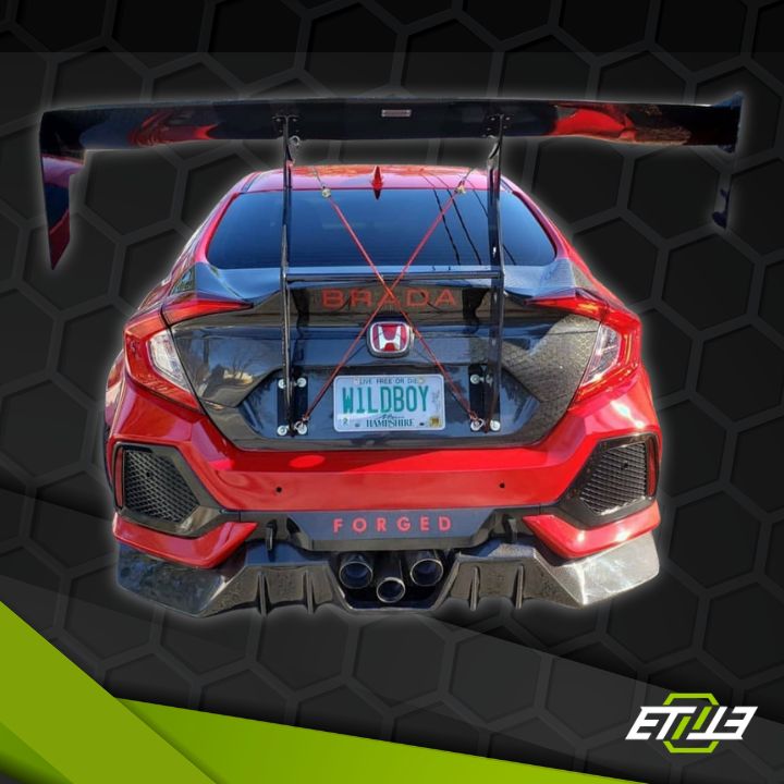 Honda Civic GT Wing (Trunk Mounted) - Elite Ti