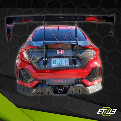 Honda Civic GT Wing (Trunk Mounted) - Elite Ti