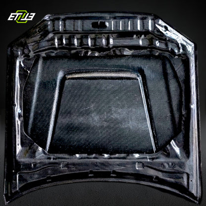 ETi Mitsubishi EVO X Carbon Fiber X Clear Hood