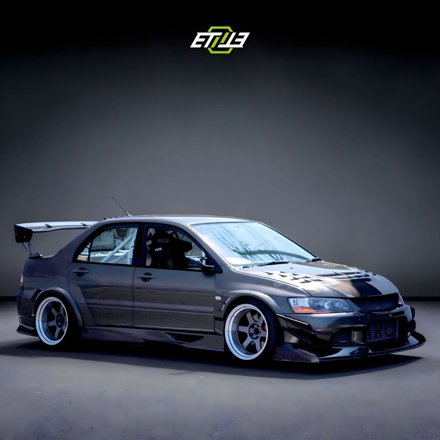 ETi Mitsubishi Evo 8/9 Time Attack Full Body Kit (Voltex)