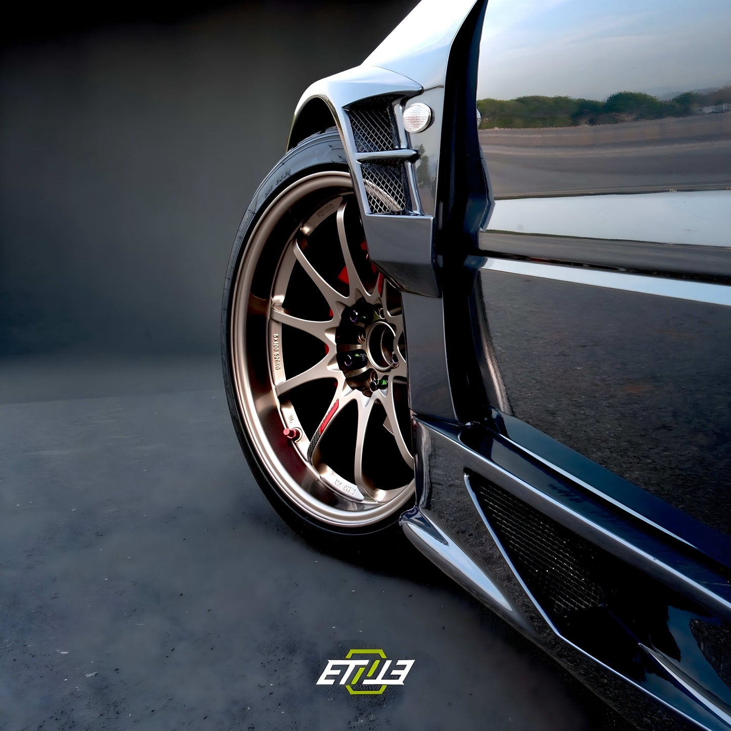 ETi Mitsubishi Evo 8/9 Time Attack Full Body Kit (Voltex)