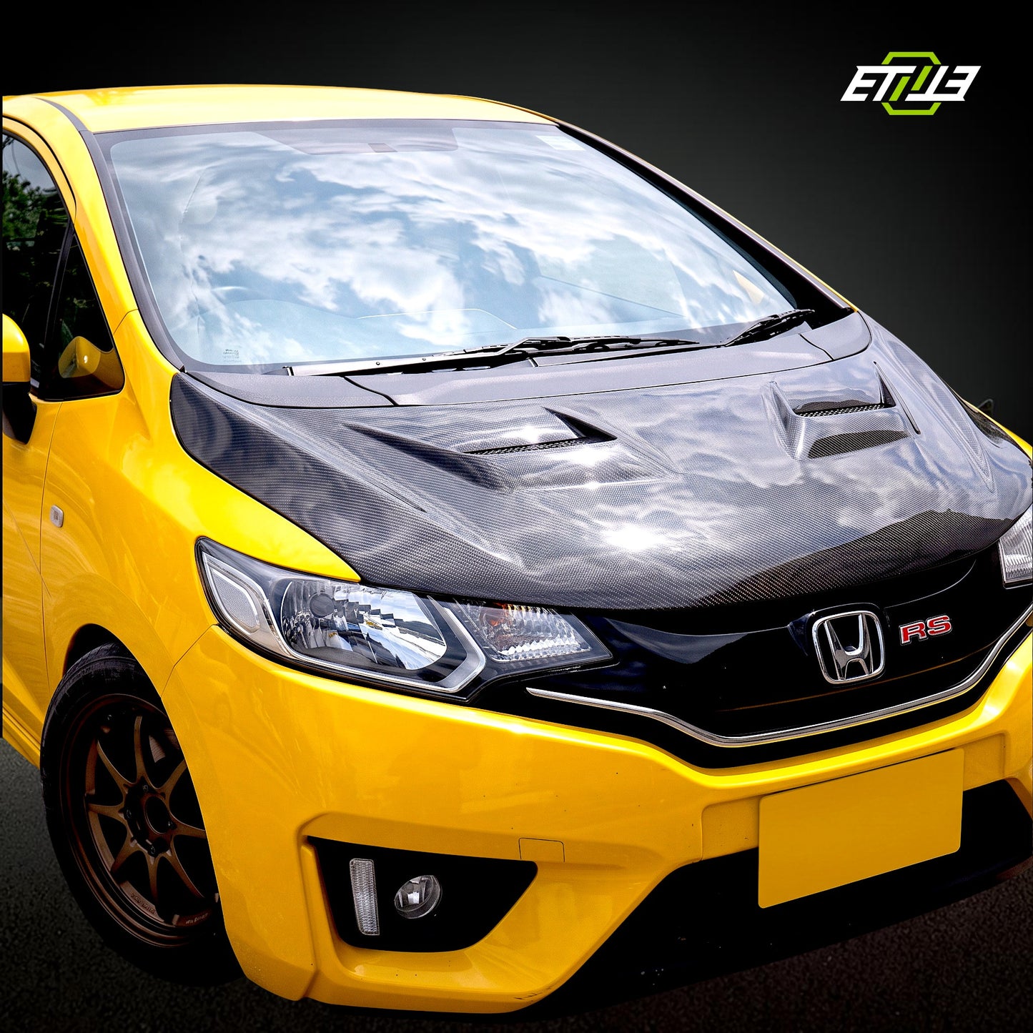 ETi Honda Jazz/Fit J's Racing Style Hood