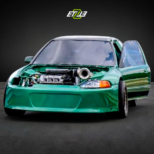 ETi Honda Civic EG Dry Carbon Fiber Drag Racing Bumper