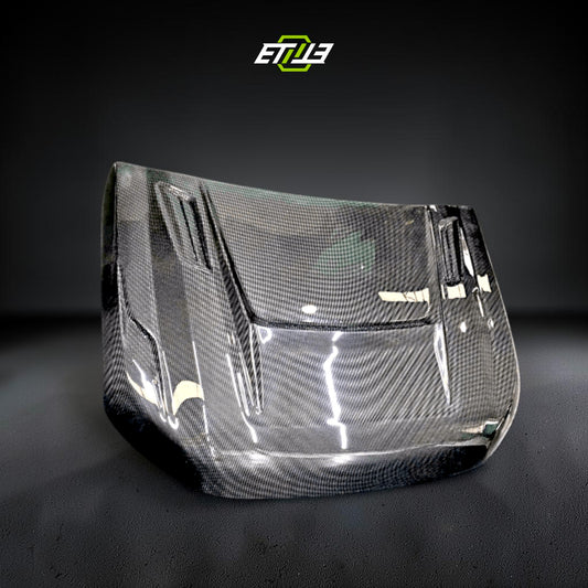 T6 Ford Ranger Dry Carbon Vented Hood
