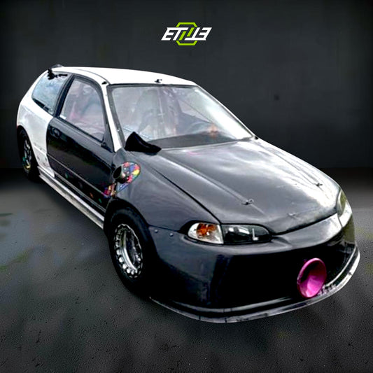 ETi Honda Civic EG Dry Carbon Fiber Drag Racing Bumper