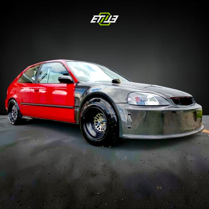 ETi Honda Civic EG Dry Carbon Fiber Drag Racing Bumper