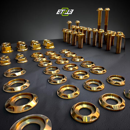 Titanium Step Gasket Washer