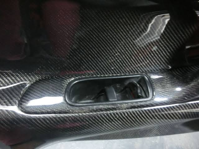 Rx7 FD3S Carbon Fiber door Handles With Map Pocket