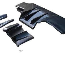 R32 GTR TS Rear Carbon Fiber Diffuser with  2 Middle Fins 4 side Diffuser (7pcs)