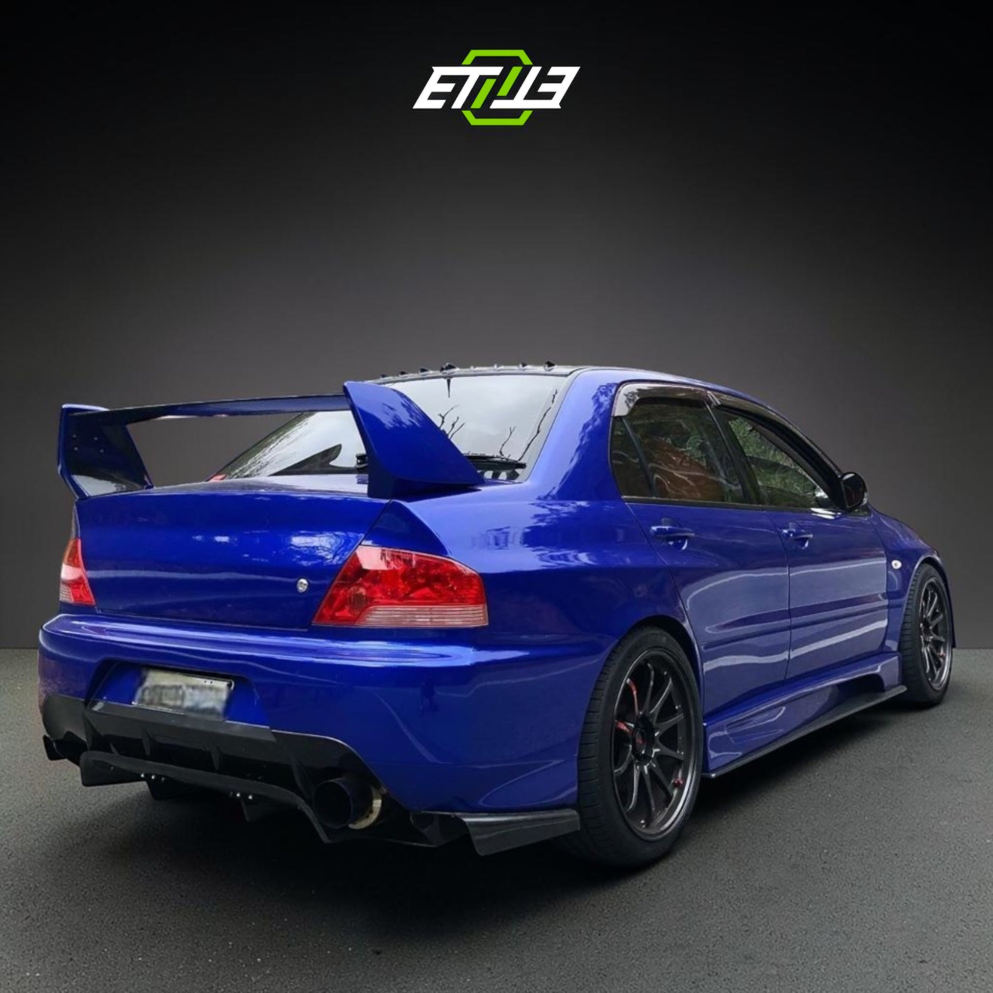 ETi Evo 8/9 VRs-Style Carbon Fiber Rear Diffuser | Shopifydevstudio