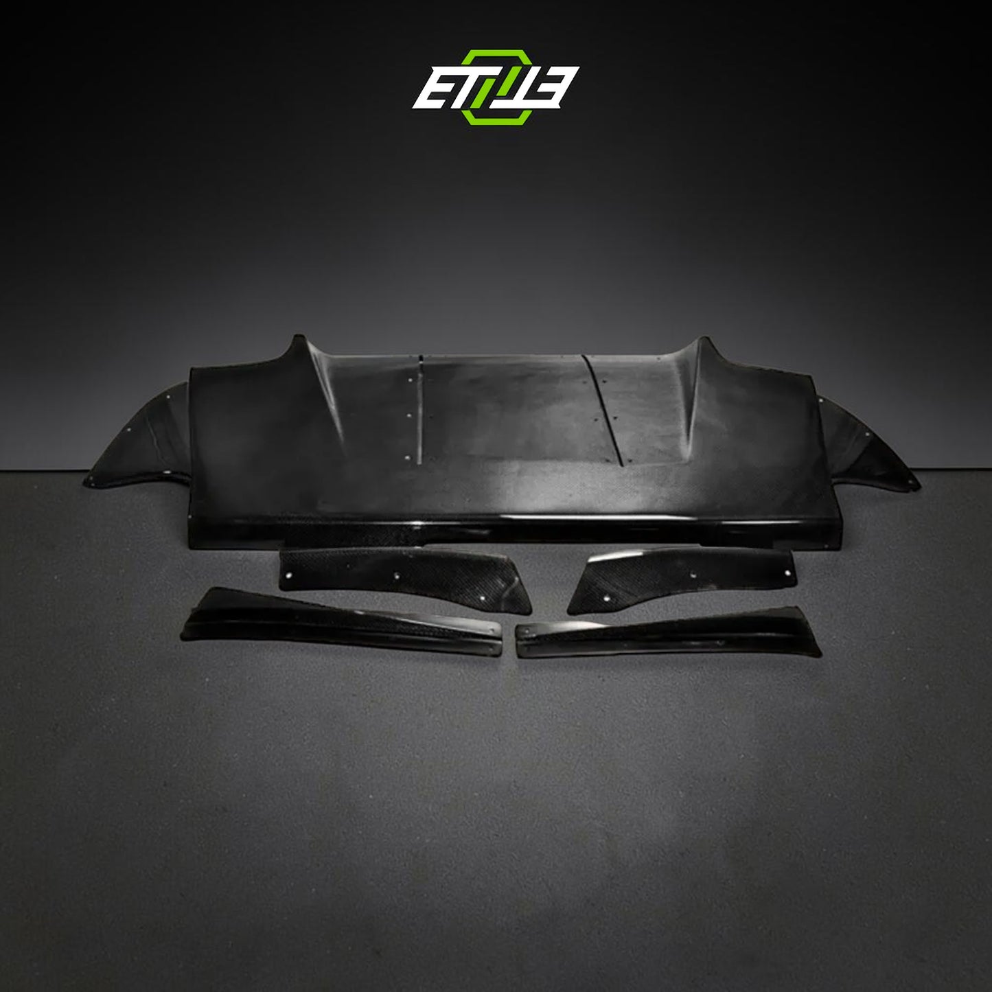 ETi Evo 8/9 VRs-Style Carbon Fiber Rear Diffuser | Shopifydevstudio
