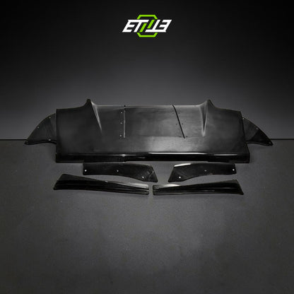 ETi Evo 8/9 VRs-Style Carbon Fiber Rear Diffuser | Shopifydevstudio