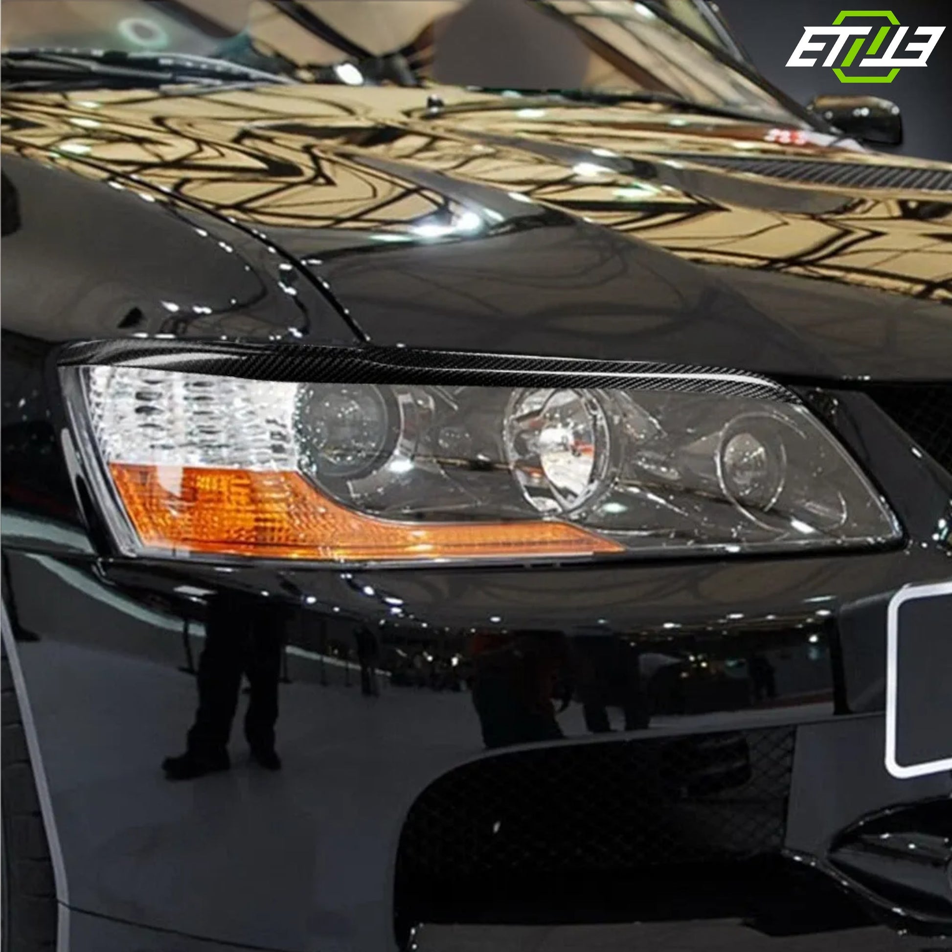 ETi Evolution 8/9 Carbon Fiber Headlight Eyebrows | Shopifydevstudio