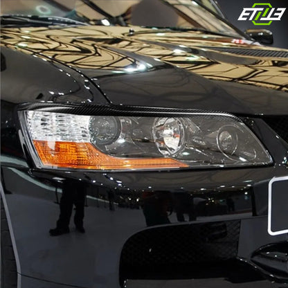 ETi Evolution 8/9 Carbon Fiber Headlight Eyebrows | Shopifydevstudio