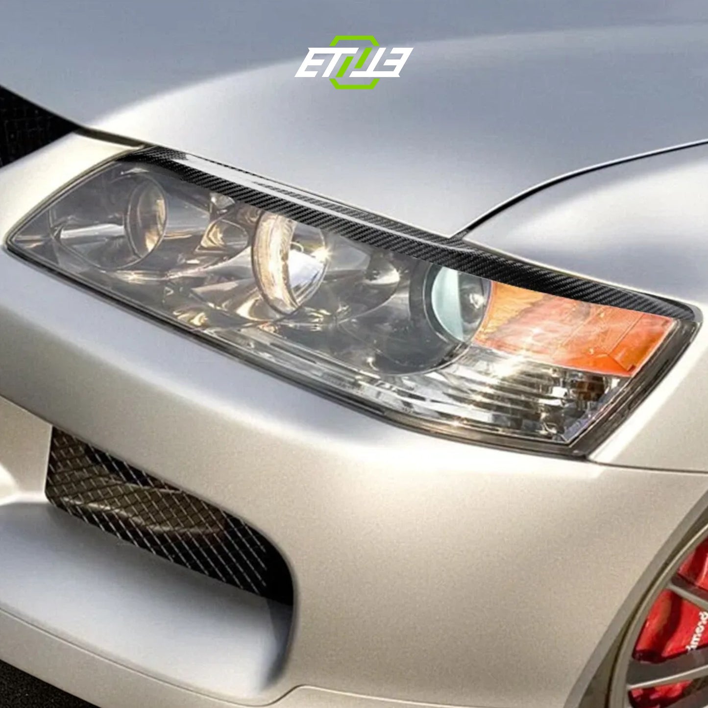 ETi Evolution 8/9 Carbon Fiber Headlight Eyebrows | Shopifydevstudio
