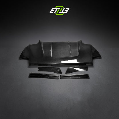 ETi Evo 8/9 VRs-Style Carbon Fiber Rear Diffuser | Shopifydevstudio