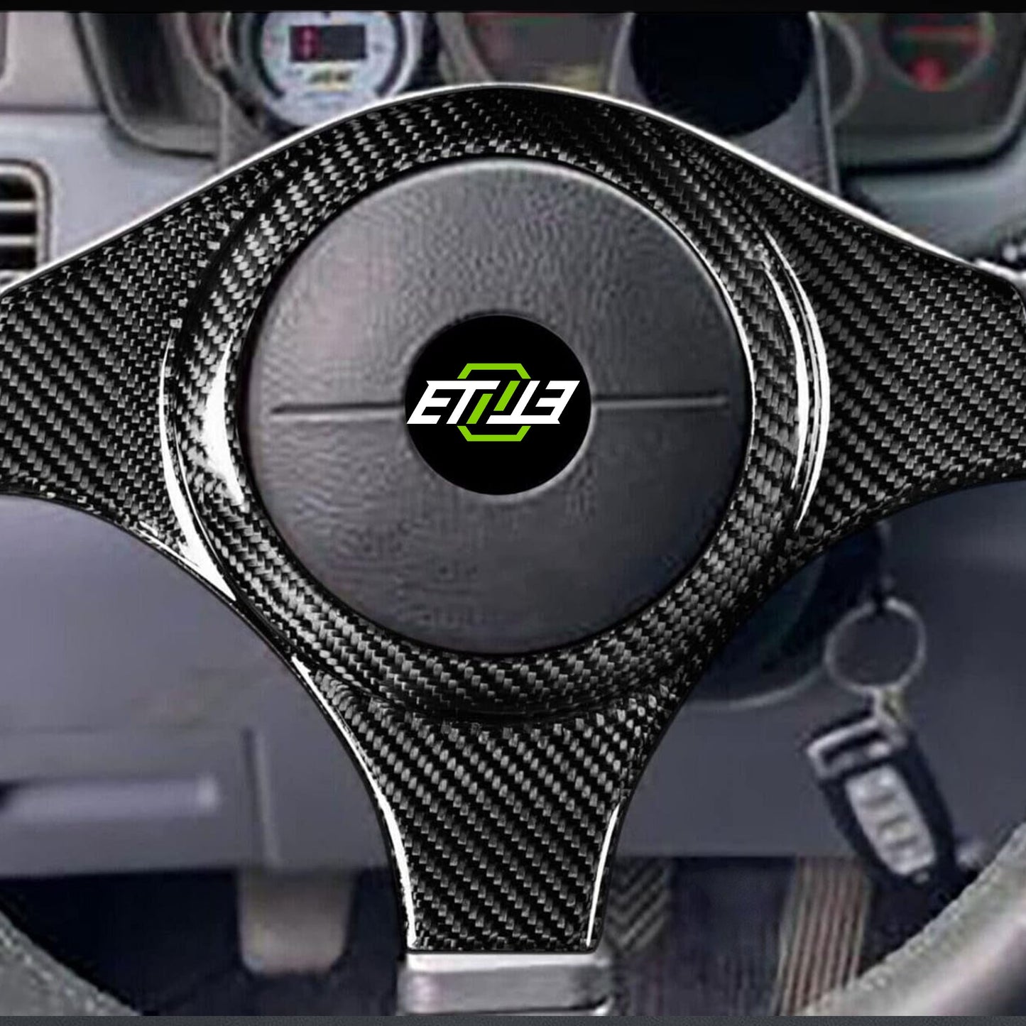 ETi Evolution 8/9 Carbon Fiber Steering Wheel Bezel | Shopifydevstudio