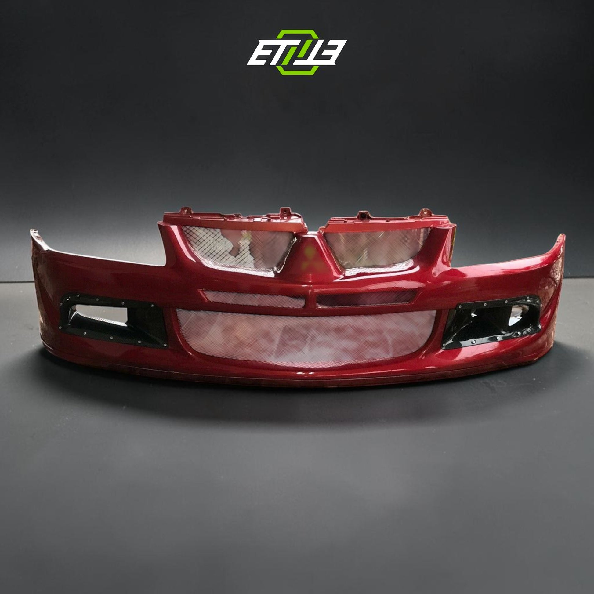 ETi Evo 8 VS-Style Carbon Fiber Air Duct & Oil Cooler Guide (3-Piece Kit) | Shopifydevstudio