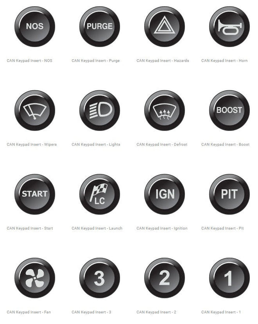 KEYPAD INSERTS - Elite Ti