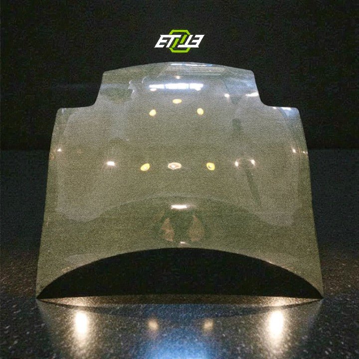 Mazda RX - 7 (FD3S) Clear Carbon Fiber OEM - Style Hood - Elite Ti