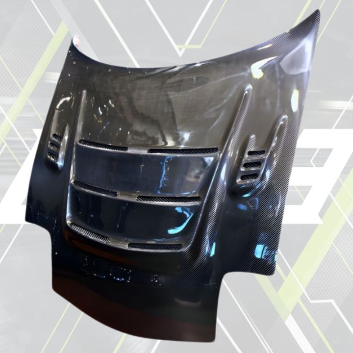 Mazda RX - 7 (FD3S) Mod - X Vented Carbon Hood - Elite Ti