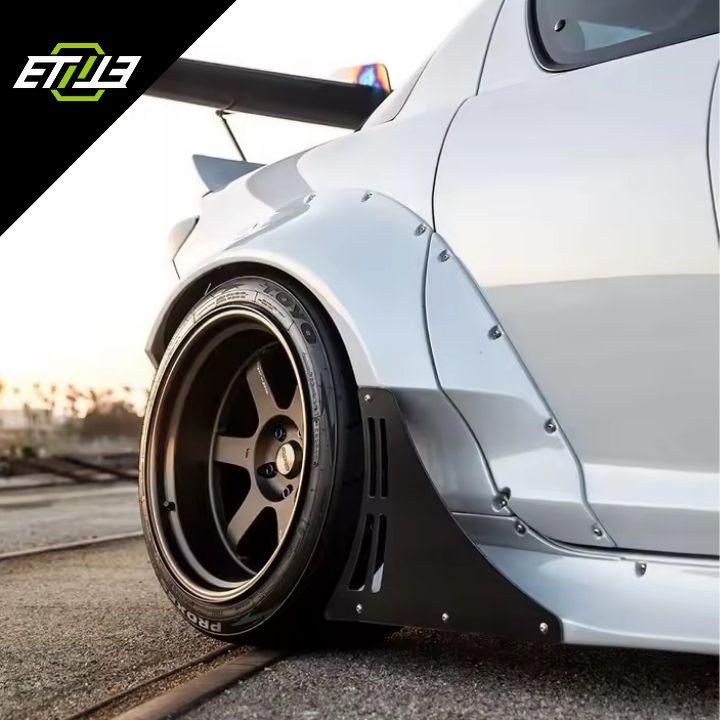 Mazda RX - 8 RB Style Side Skirt Canards - Elite Ti