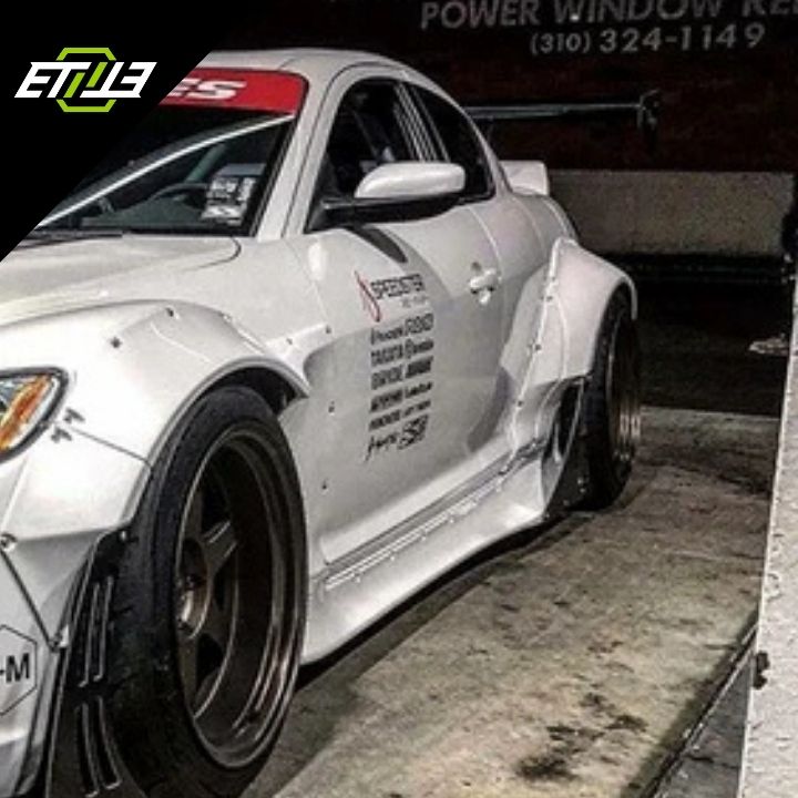 Mazda RX - 8 RB Style Side Skirt Canards - Elite Ti